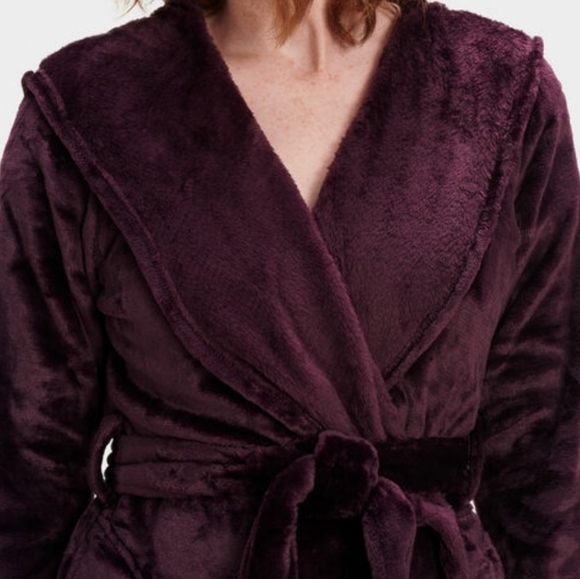 UGG Miranda Fleece Hoodie Robe💜 - Picture 11 of 13
